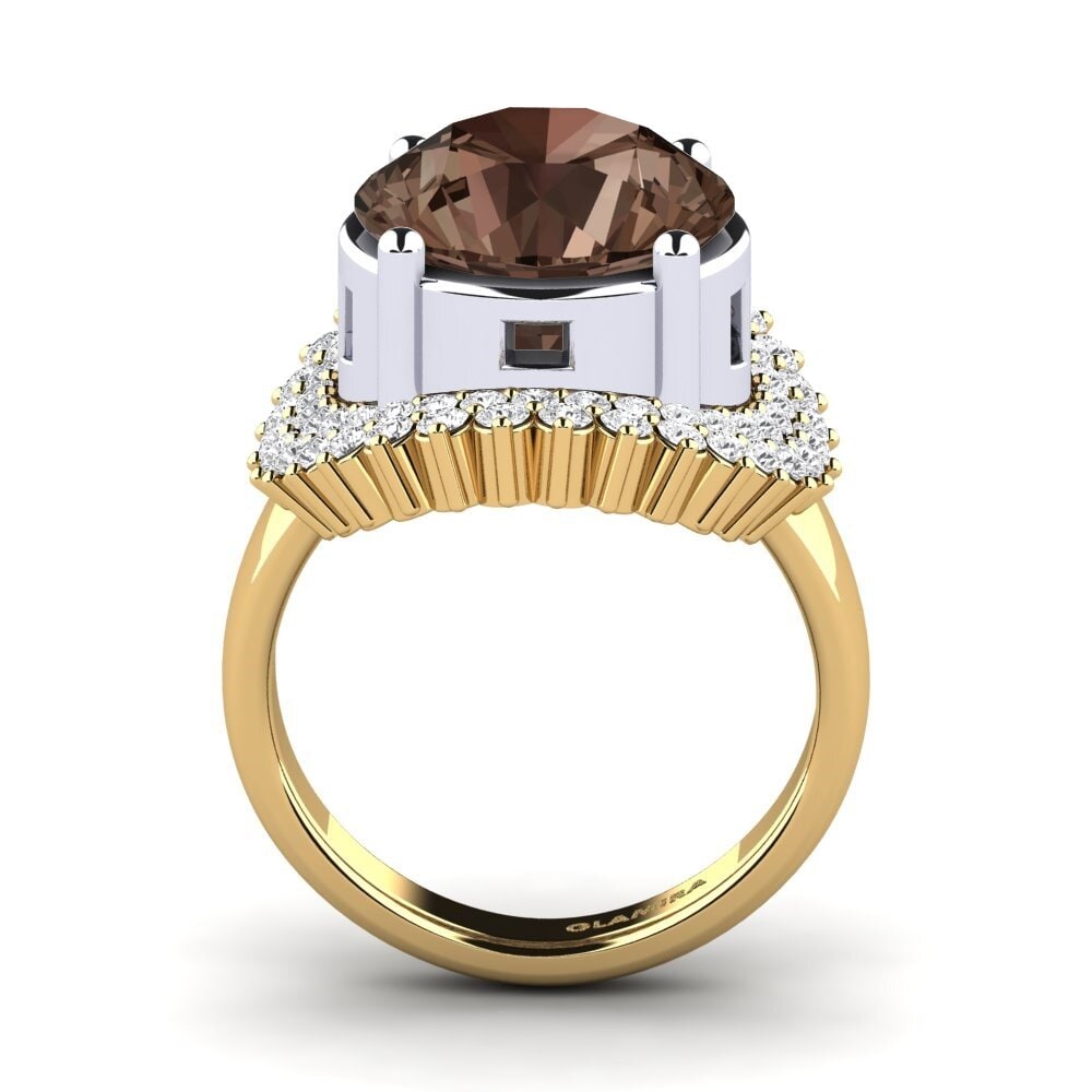 14ct Yellow / White Gold Ring Evan