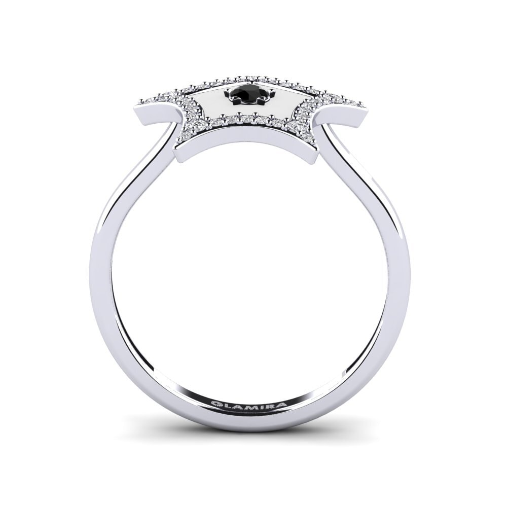 Schwarzer Diamant Ring Eveningstar