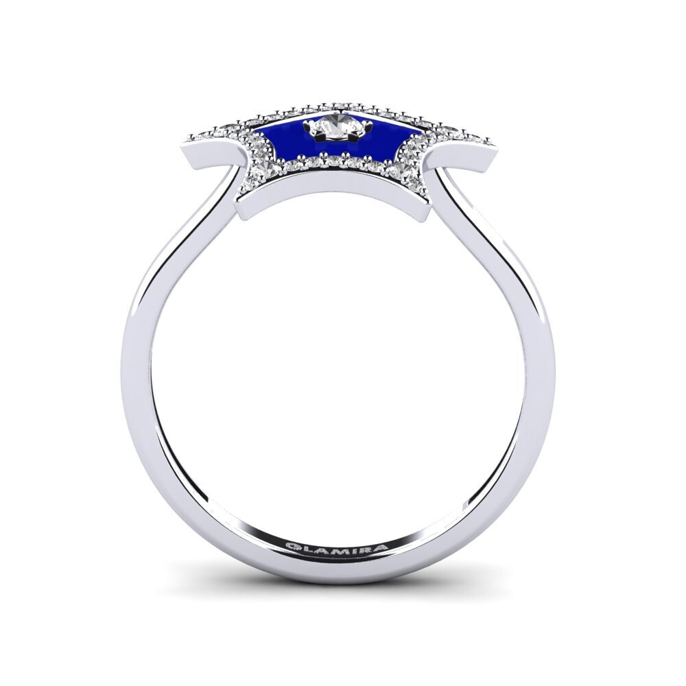 White sapphire Ring Eveningstar