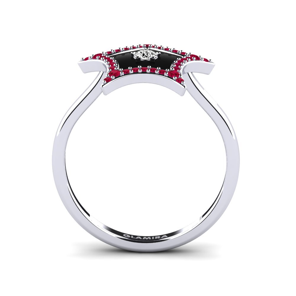Moissanit Ring Eveningstar