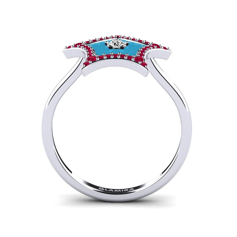 Moissanit Ring Eveningstar