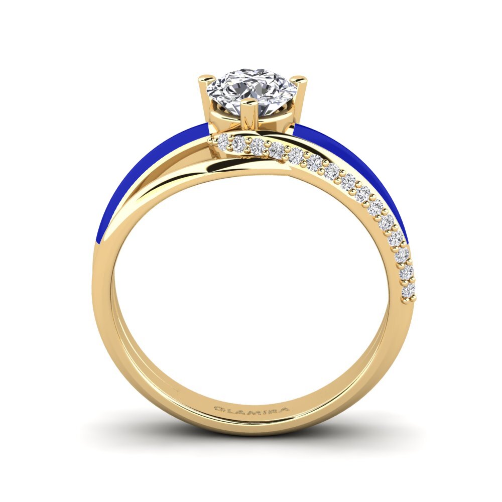 Gelbgold 585 Verlobungsring Everg