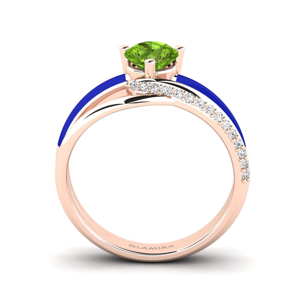 Peridot Verlobungsring Everg