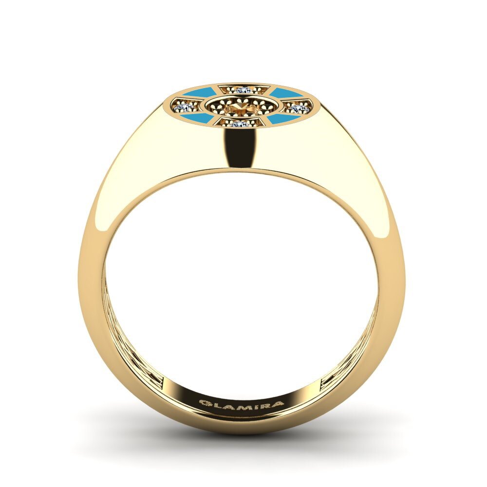 Brown Diamond Pinky Ring Famu