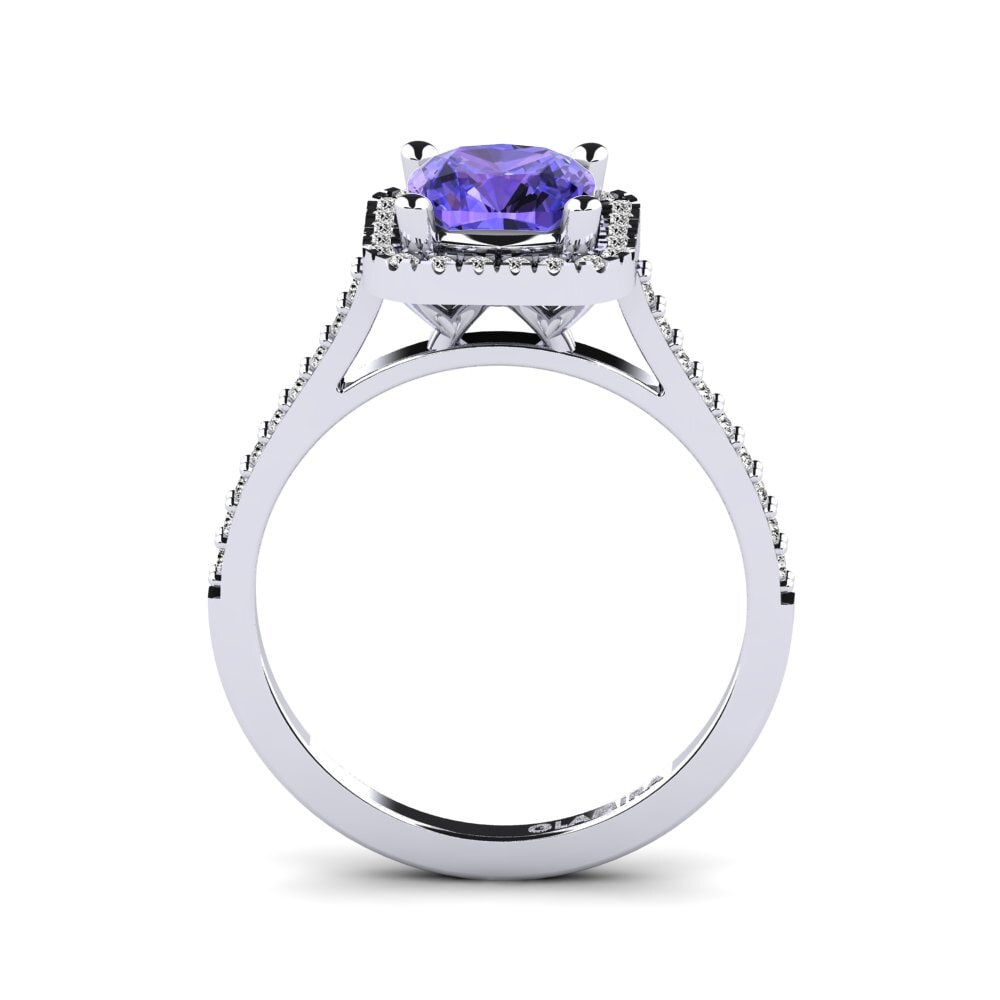 Tanzanite Engagement Ring Fanetta