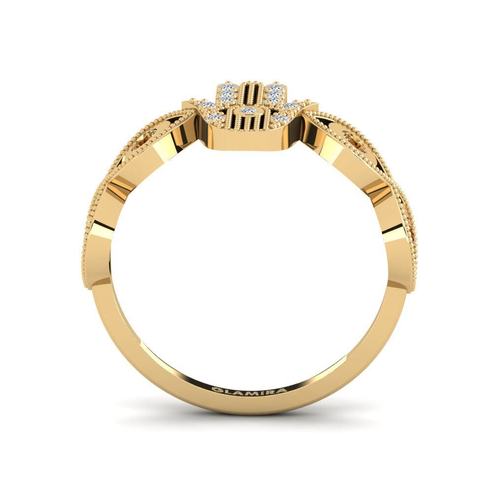 Diamante café Anillo Fascination