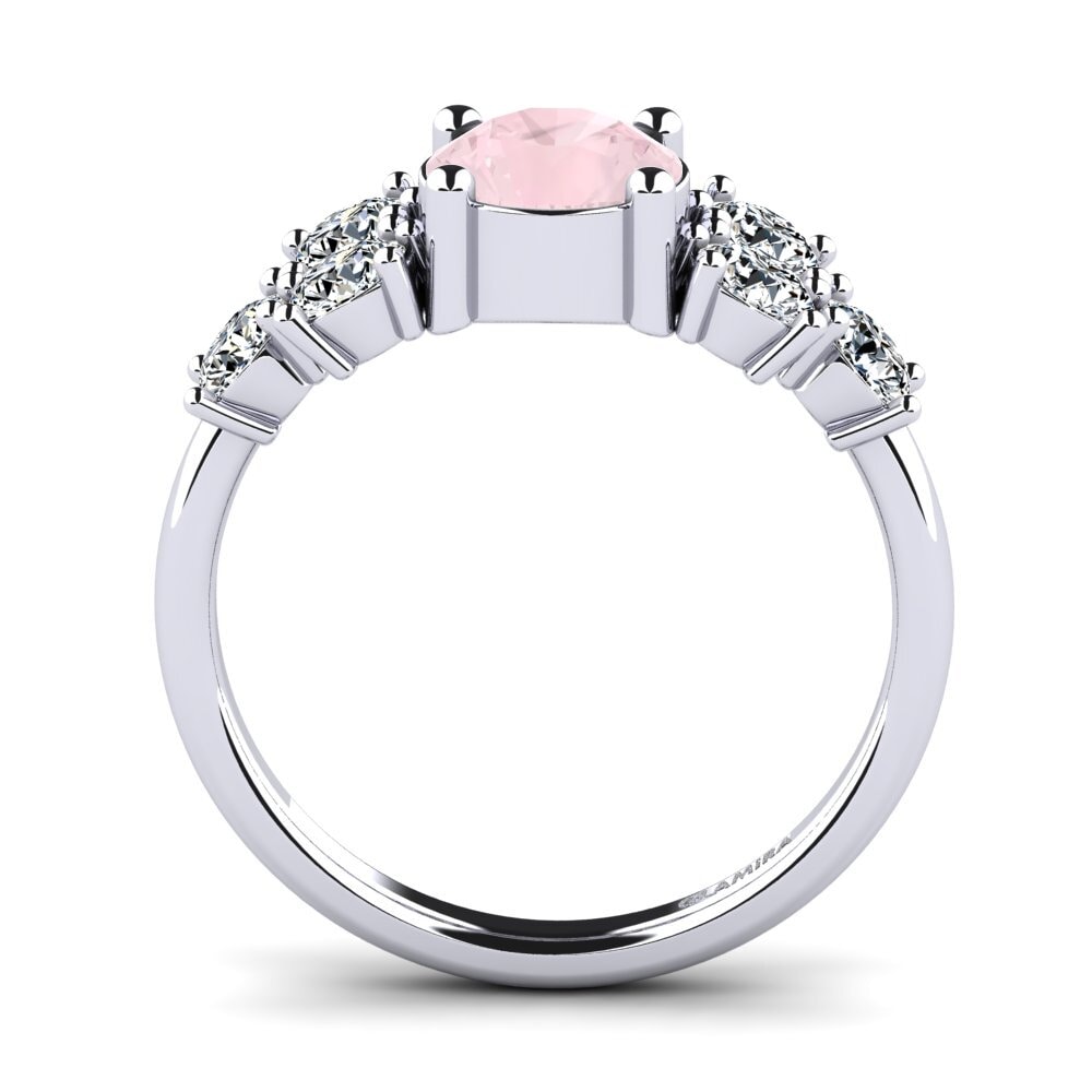 Rose Quartz Women's Ring Fatond