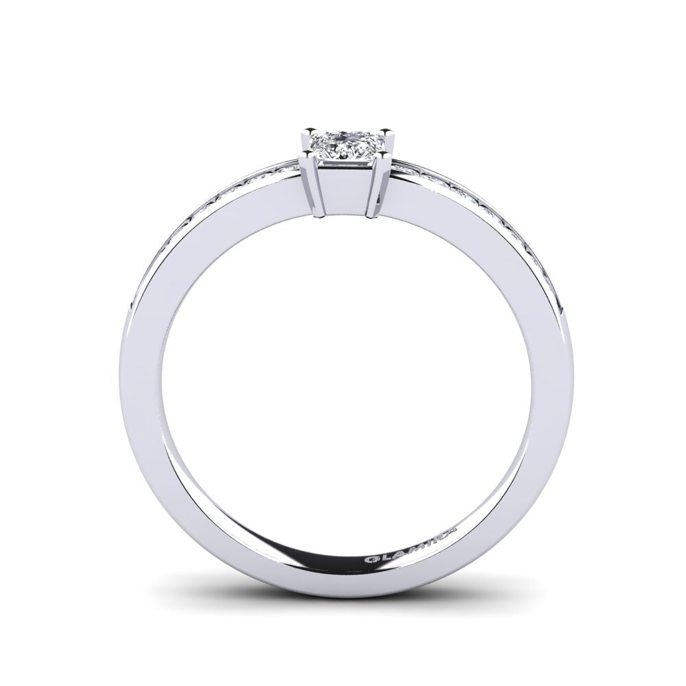 950 Platina Verlovingsring Fausta 0.27 crt