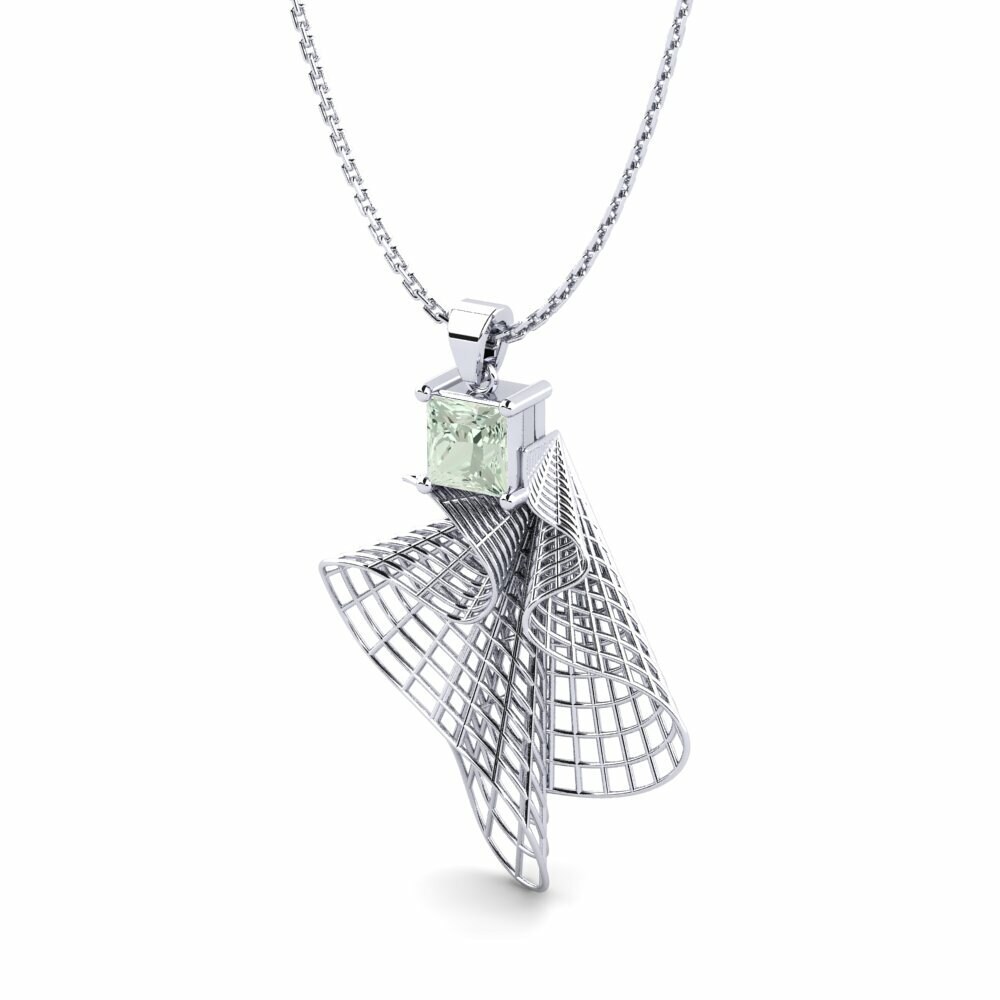 Amatista verde Colgante de Mujer Faviola