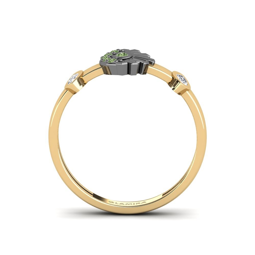 Diamante Verde Anel Fenestro