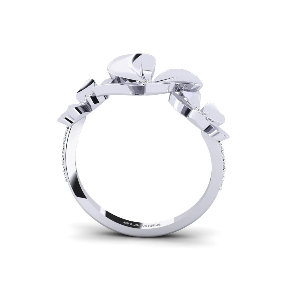 Weiß-Silber Ring Ficarazzi