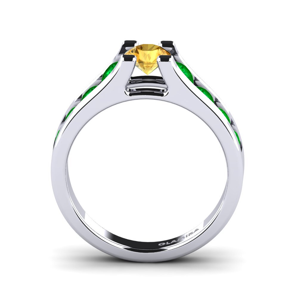 Citrine Engagement Ring Fidanka