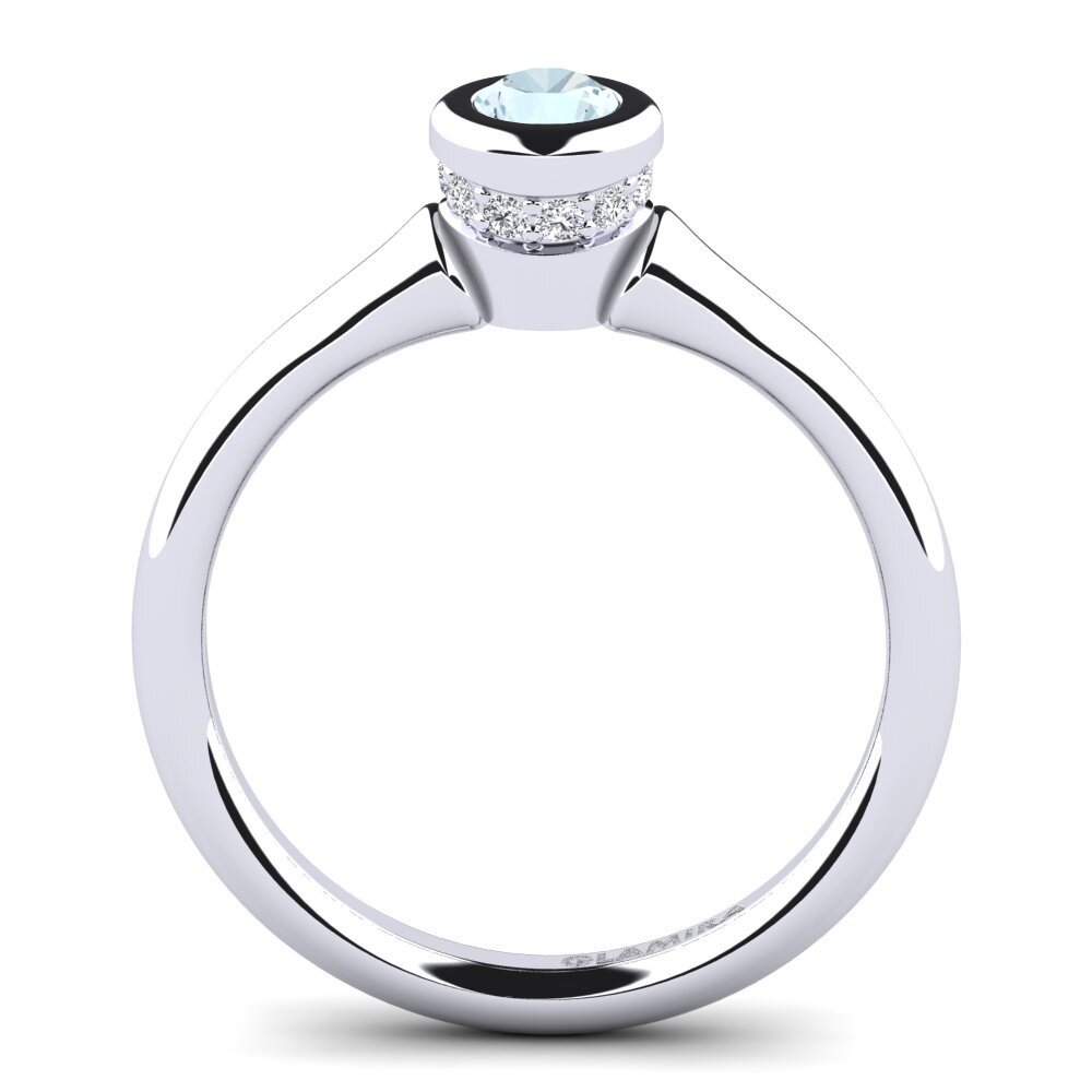 Aquamarine Women's Ring Fidelia