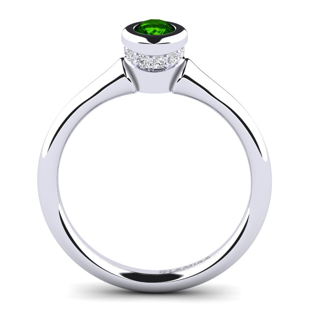 Green Tourmaline Women's Ring Fidelia