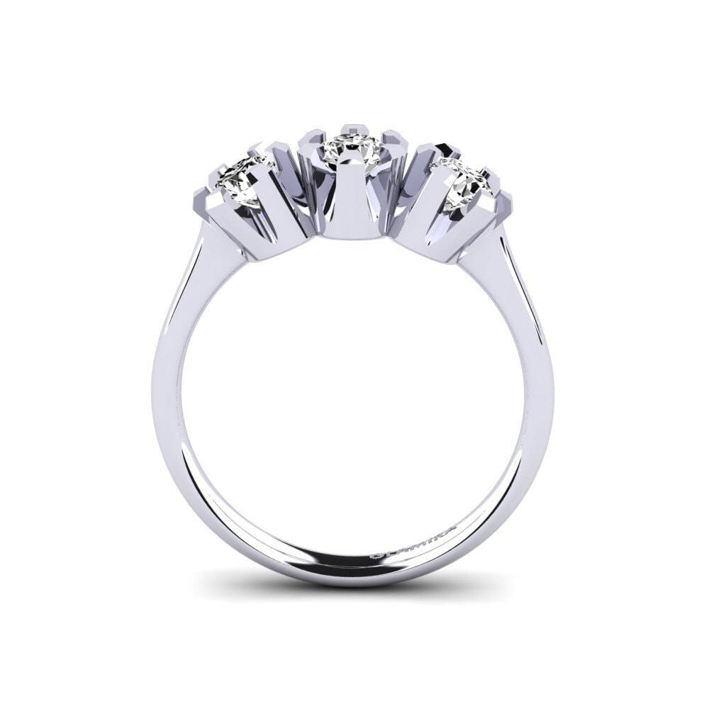 Moissanite Anel de Noivado Fiorella