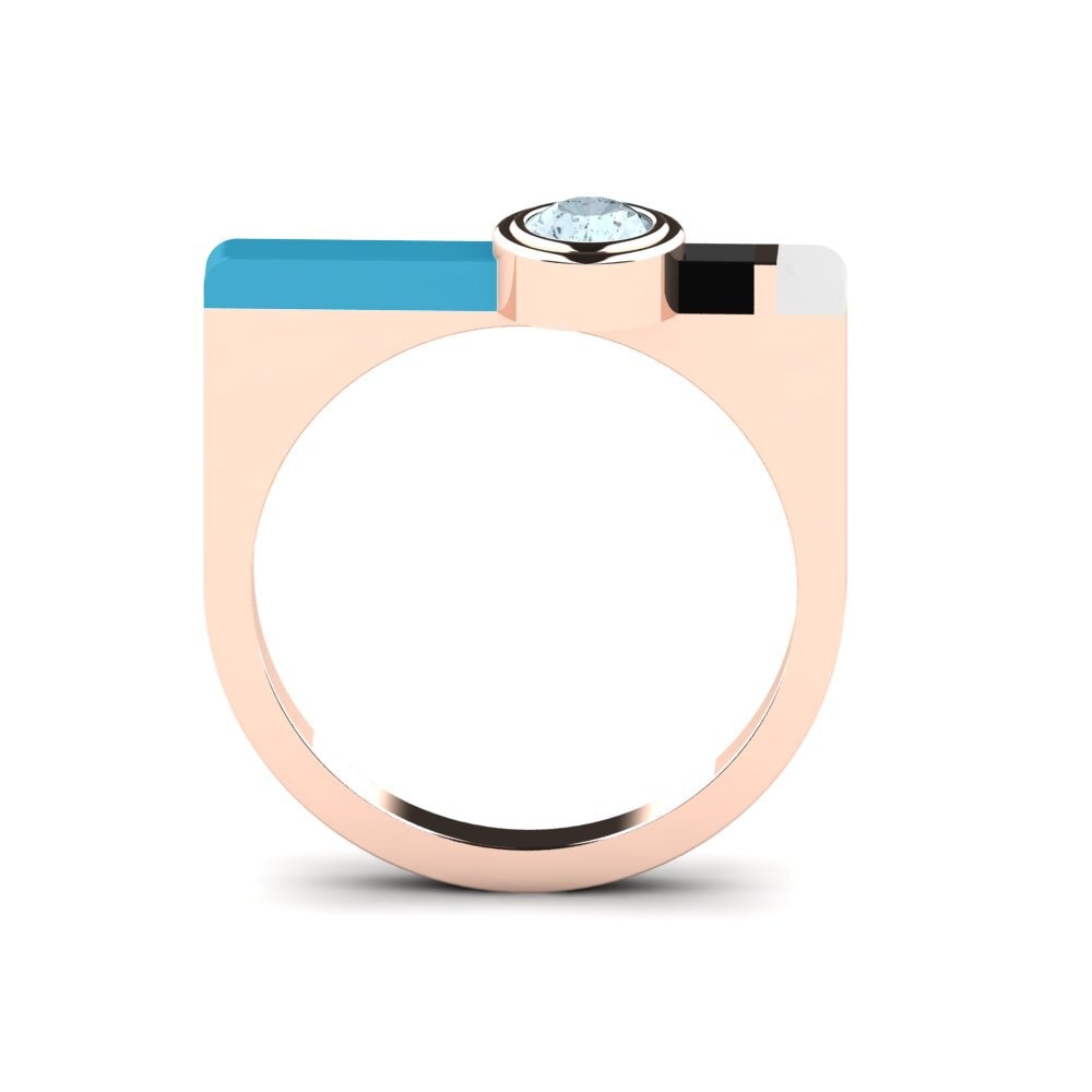 Rotgold 375 Ring Fjel