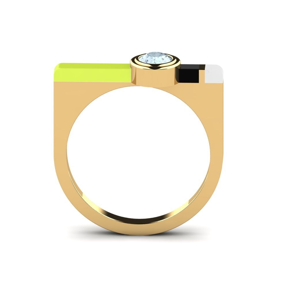 Gelbgold 375 Ring Fjel