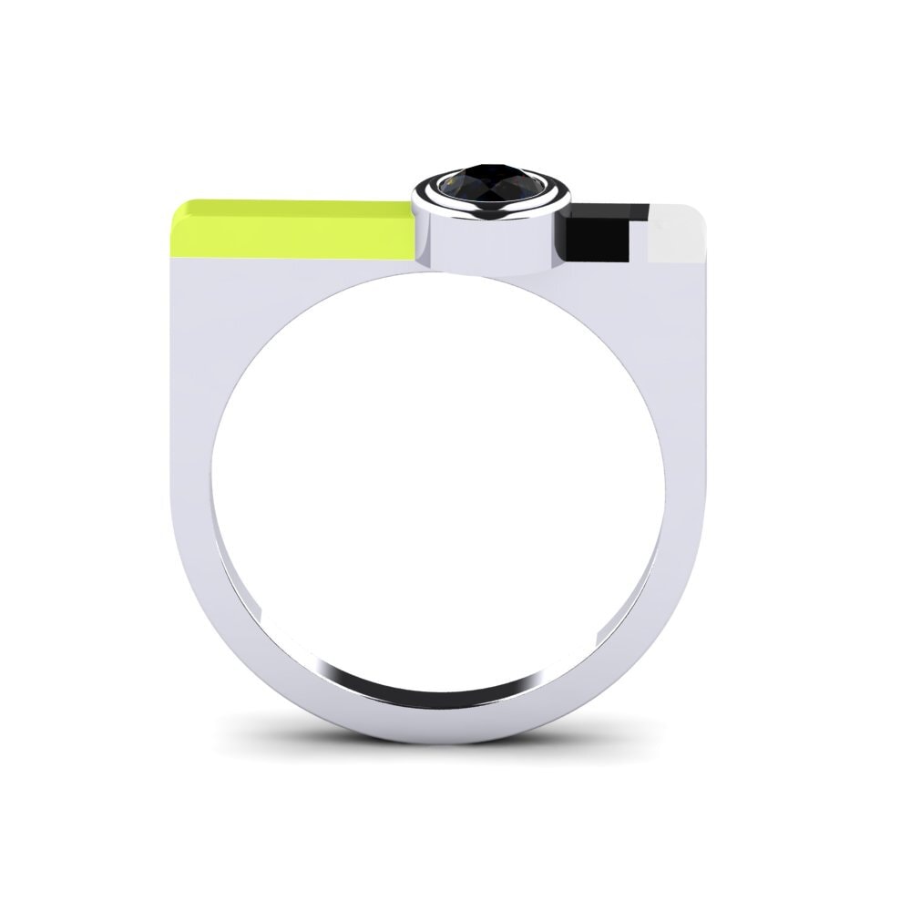 Schwarzer Opal Ring Fjel