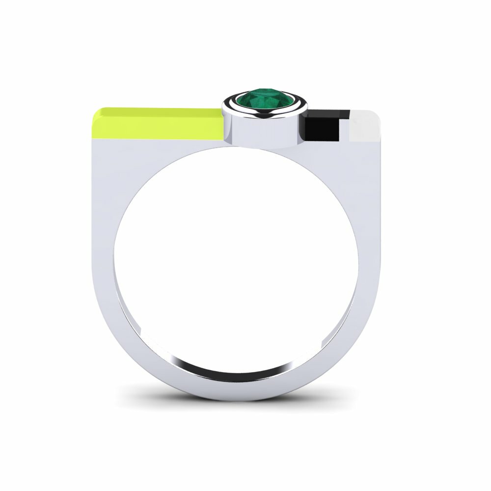 Émeraude Bague Fjel