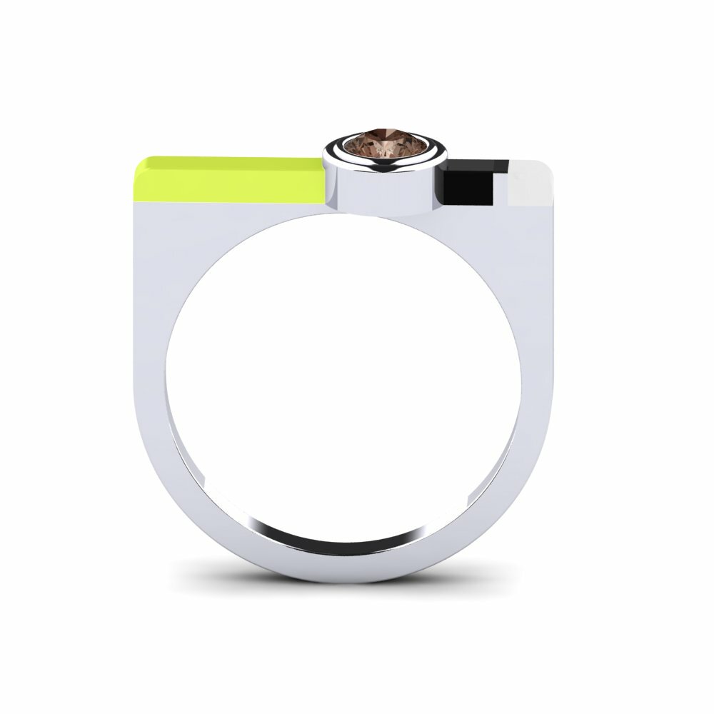 Quartz Fumé Bague Fjel