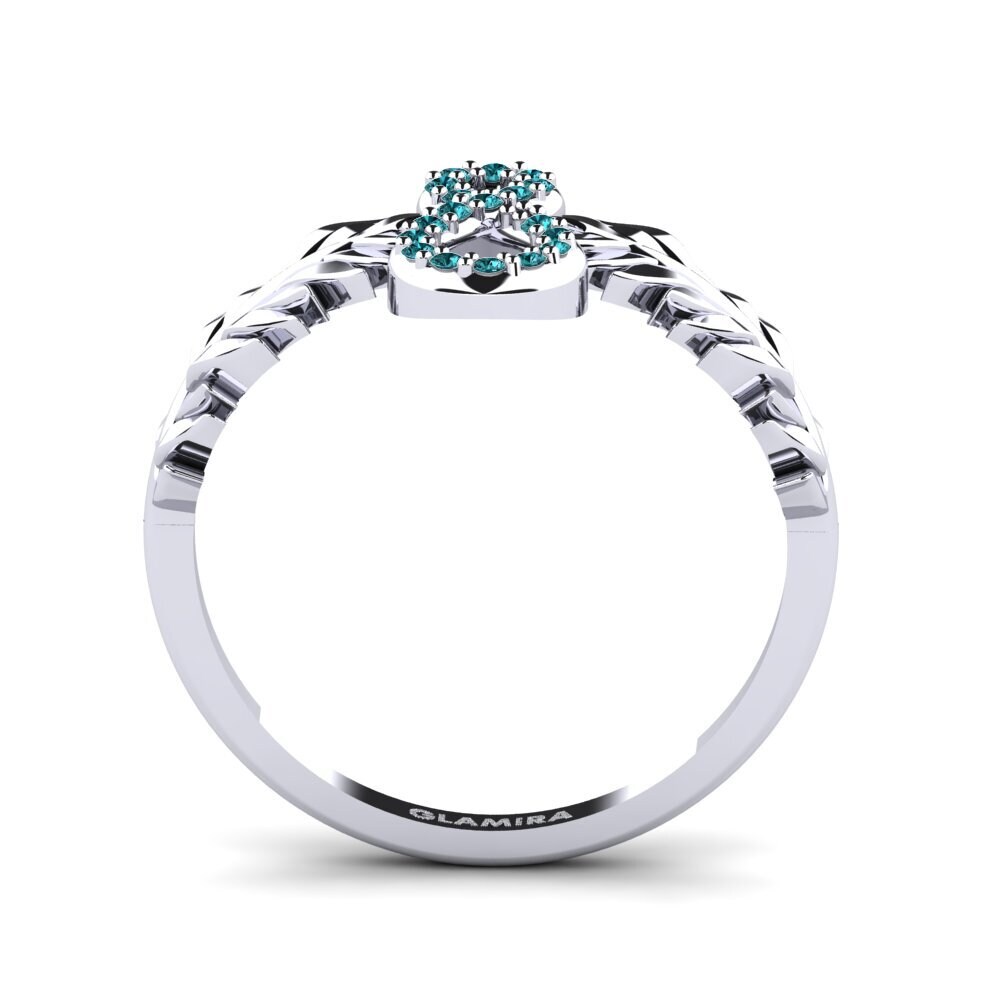 Blauer Diamant Ring Flaks