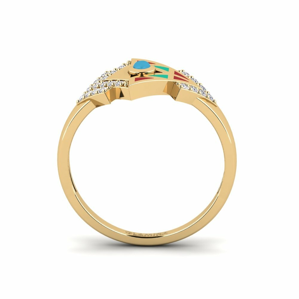 Or Jaune 18k Bague Flexibility