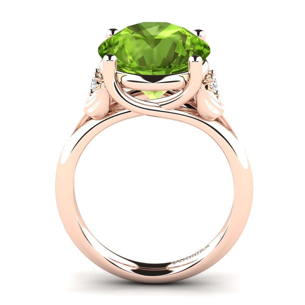 18k Oro Rosa Anillo Florrie