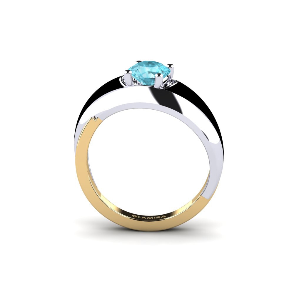 Circón Azul Anillo Foldent