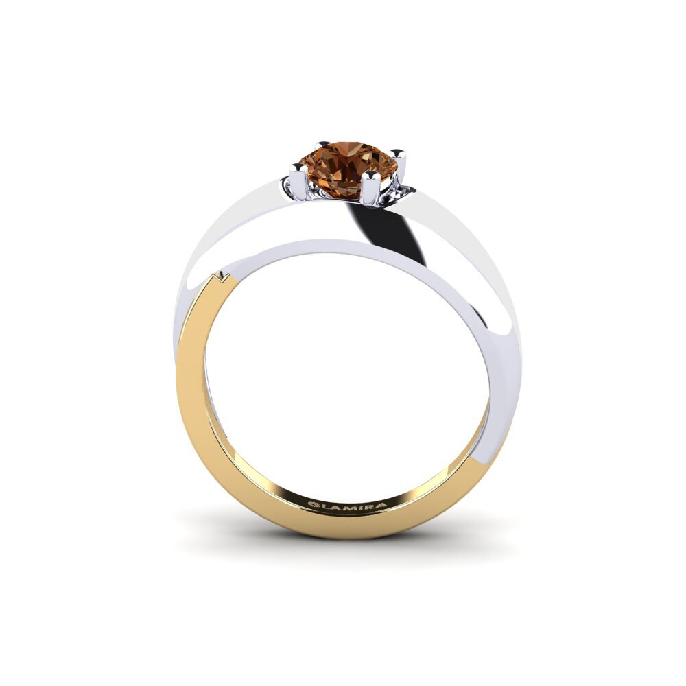 Brauner Diamant Ring Foldent