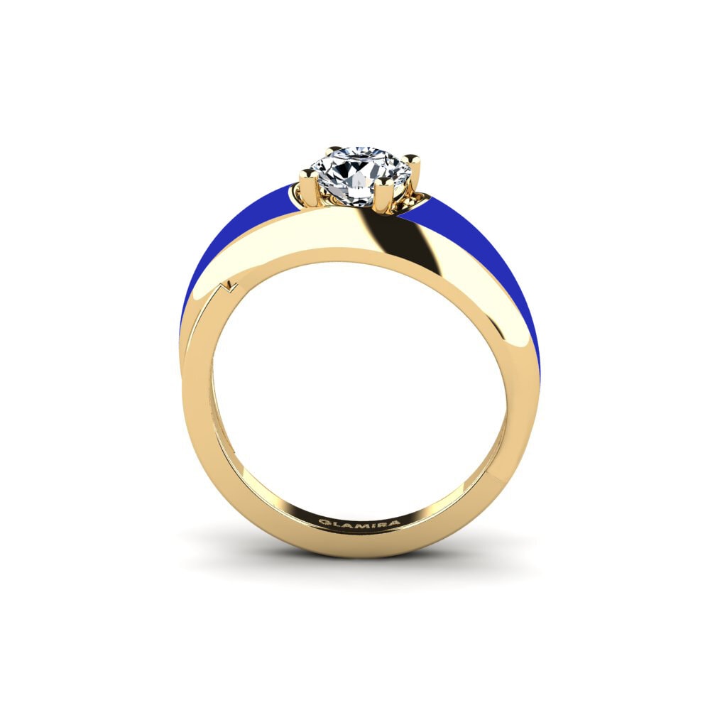 Gelbgold 585 Ring Foldent