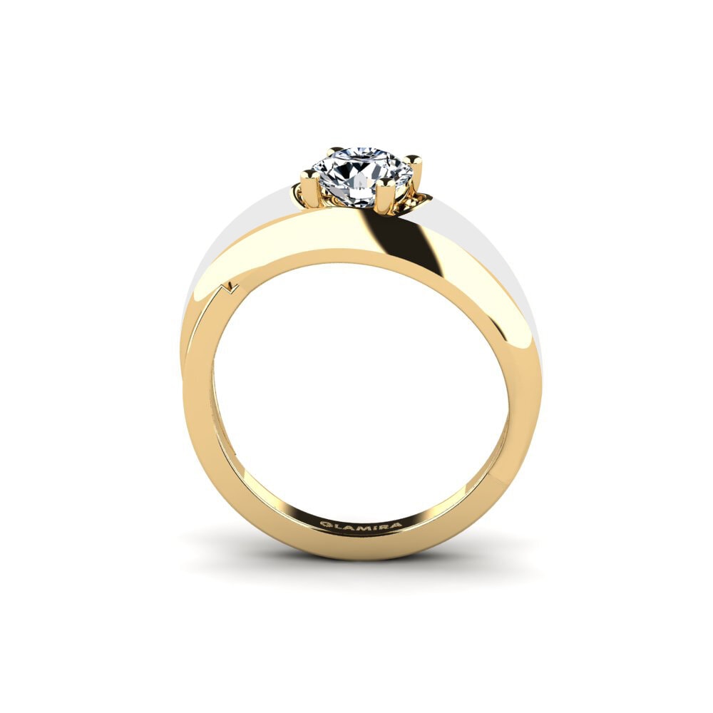 Gelbgold 375 Ring Foldent