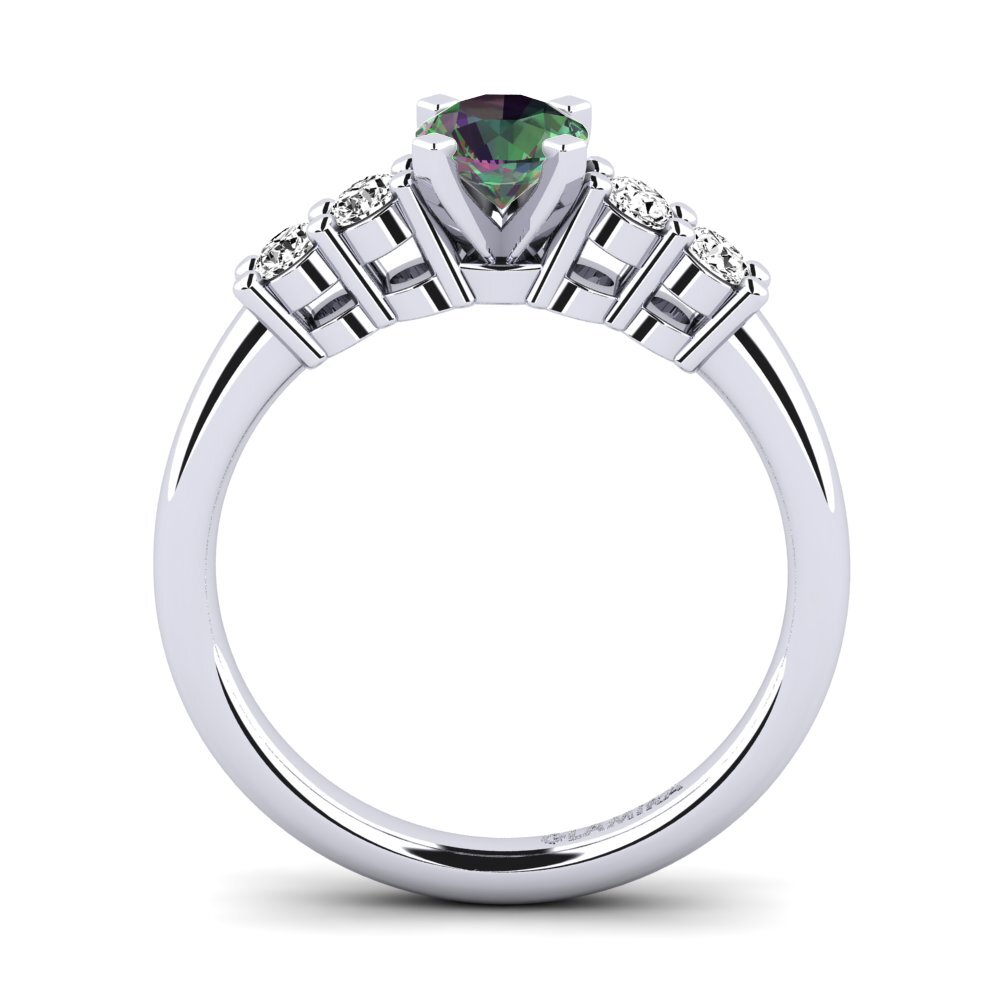 Mystic Topaz Engagement Ring Fonda 0.5 crt