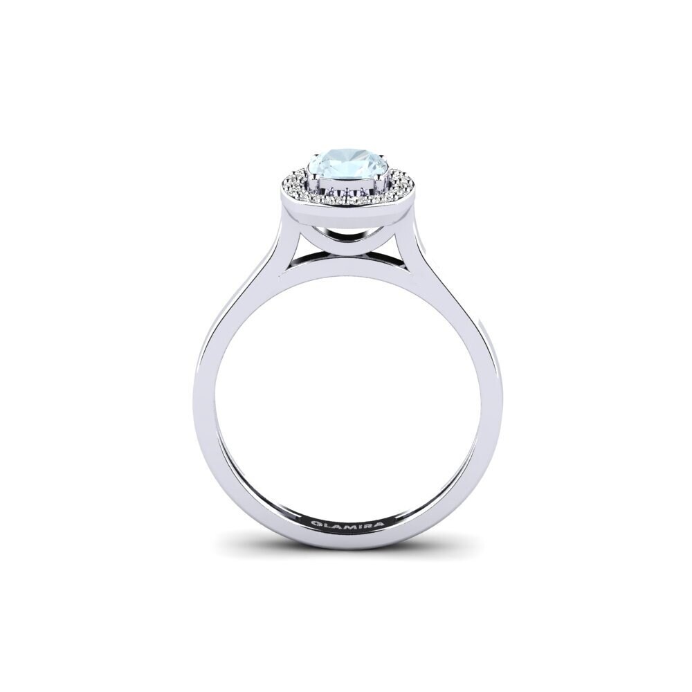 Aquamarine Engagement Ring Fontaine