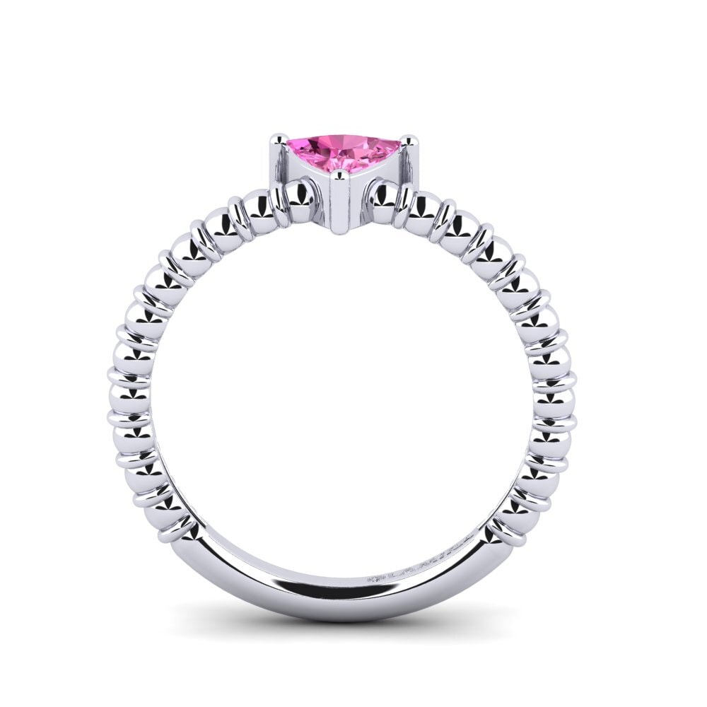 Topacio Rosa Anillo de compromiso Foolery