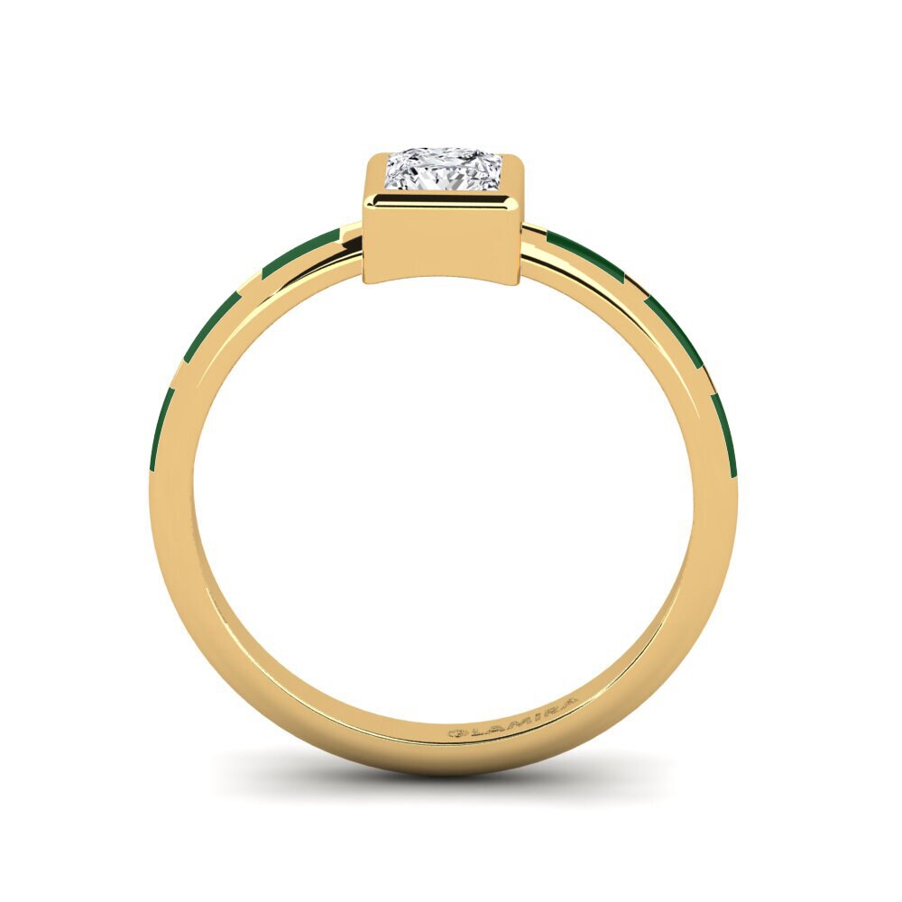 Labor-gezüchteter Diamant Verlobungsring Forcomiced