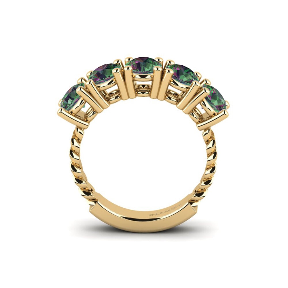 Mystic Topaz Engagement Ring Forxz