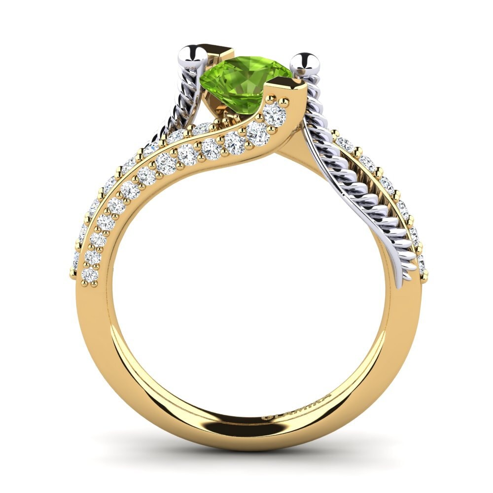 Peridot Engagement Ring Fraga