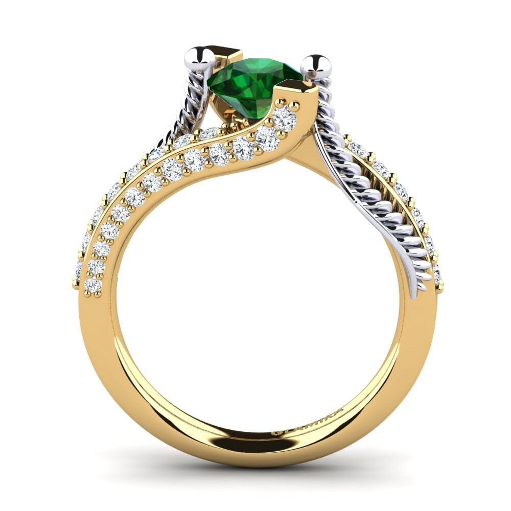 Tsavorite Engagement Ring Fraga