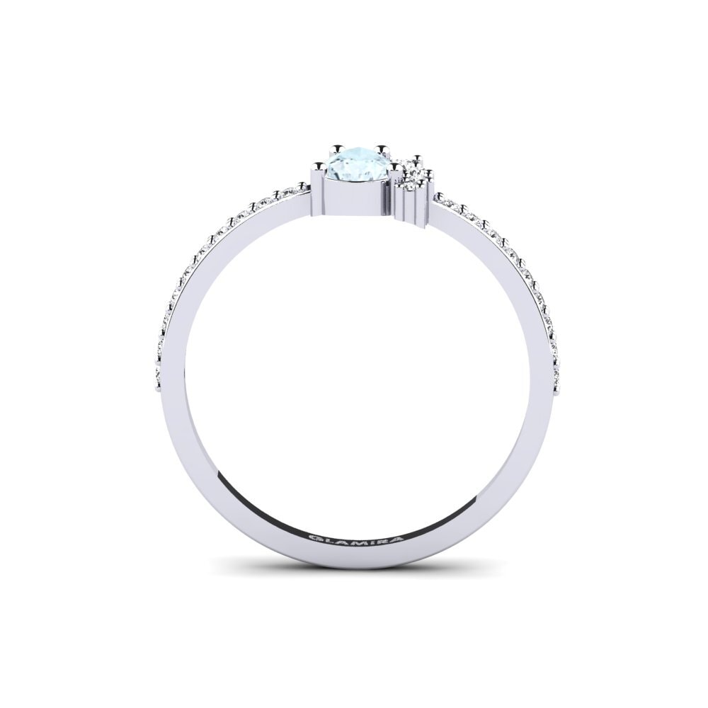 Aquamarine Engagement Ring Fragos