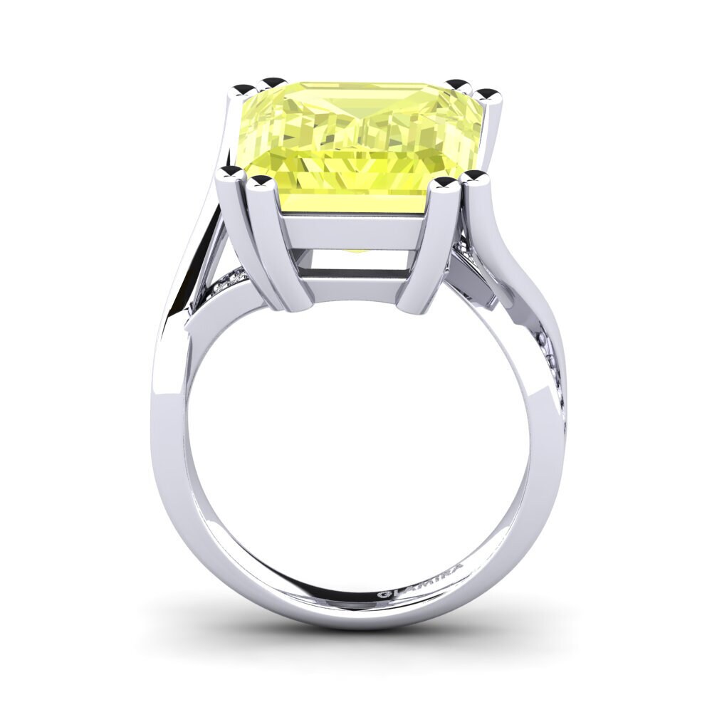 Lemon Quartz Ring Frankie
