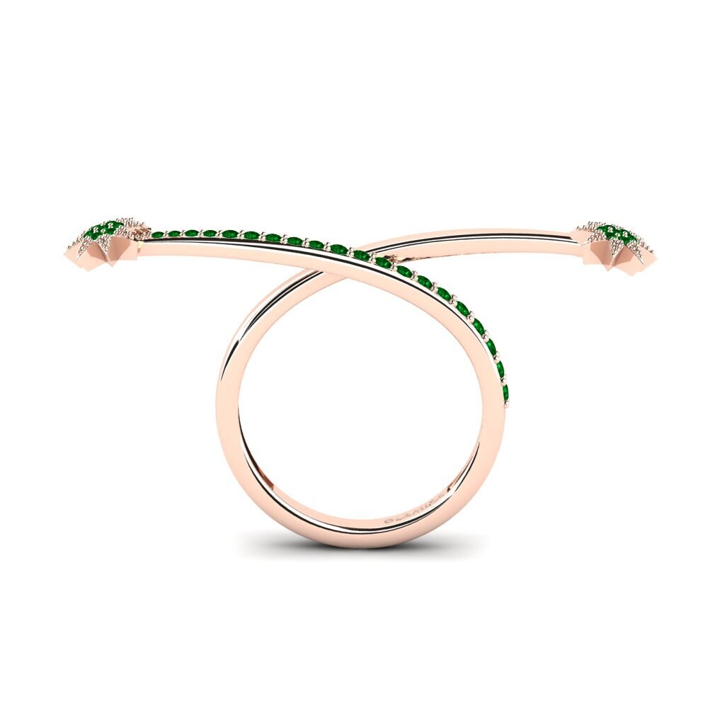 Circonita Verde Anillo Freestar