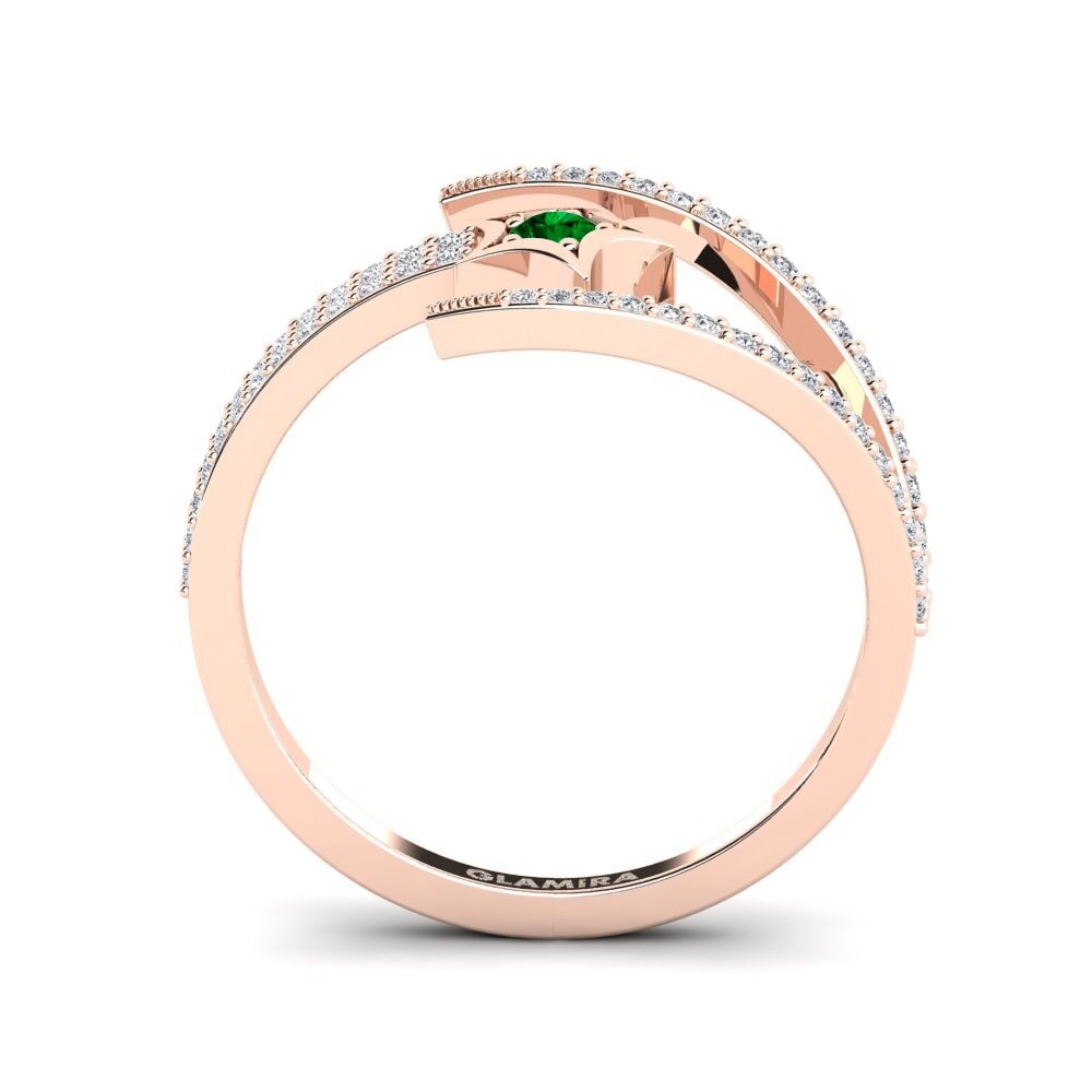 Circonita Verde Anillo Frejya