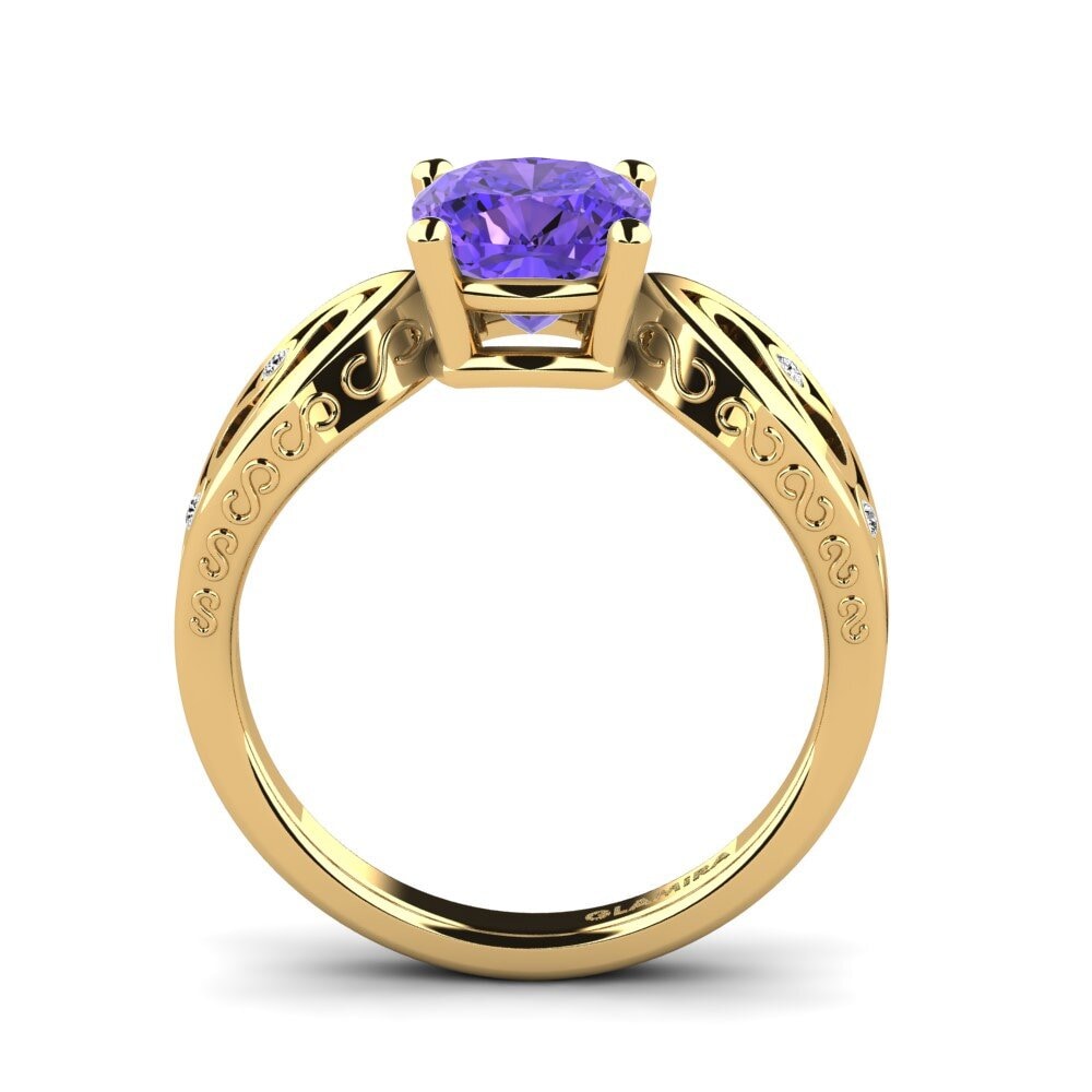 Tanzanite Engagement Ring Fresa