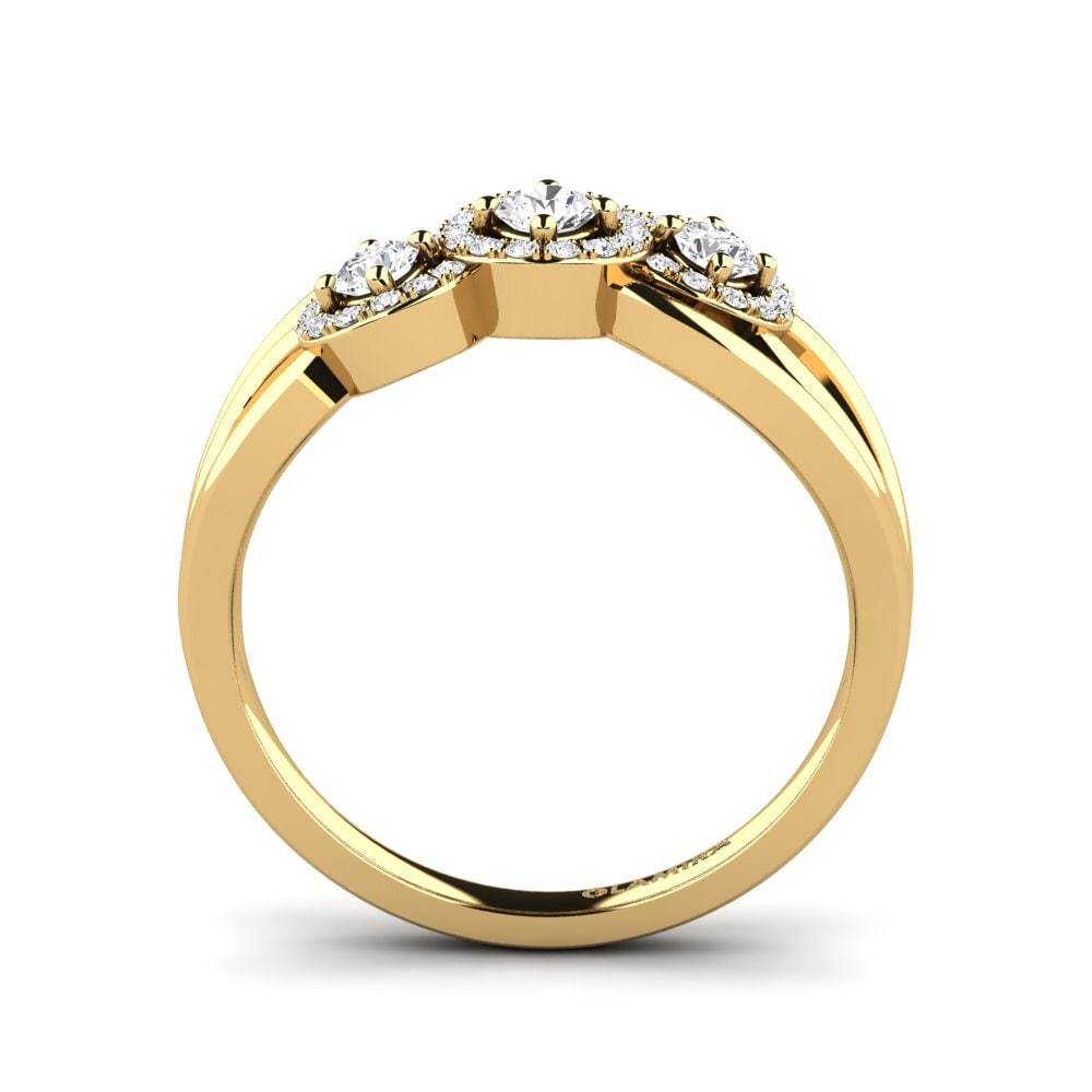 White sapphire Ring Frida