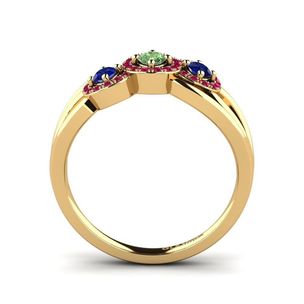 Green Diamond Ring Frida