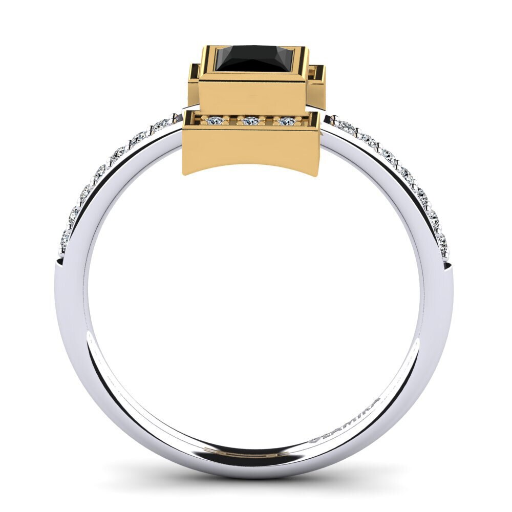 Black Diamond Engagement Ring Fuego