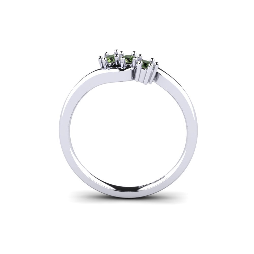 Green Sapphire Engagement Ring Ivy