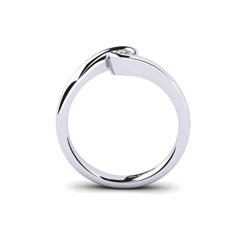 Lab Grown Diamond Engagement Ring Bridal Luxuy 0.1 crt