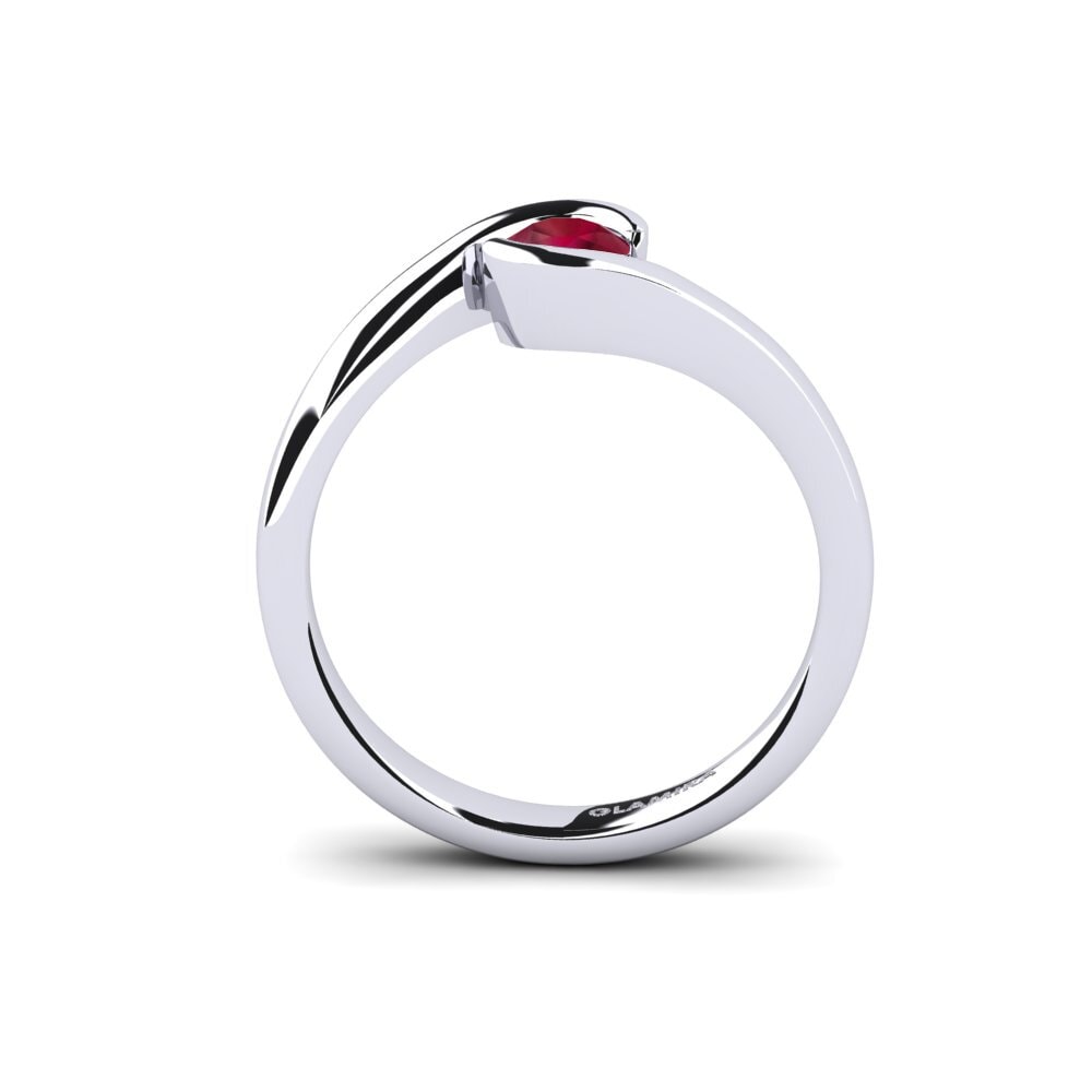 Ruby Engagement Ring Bridal Luxuy