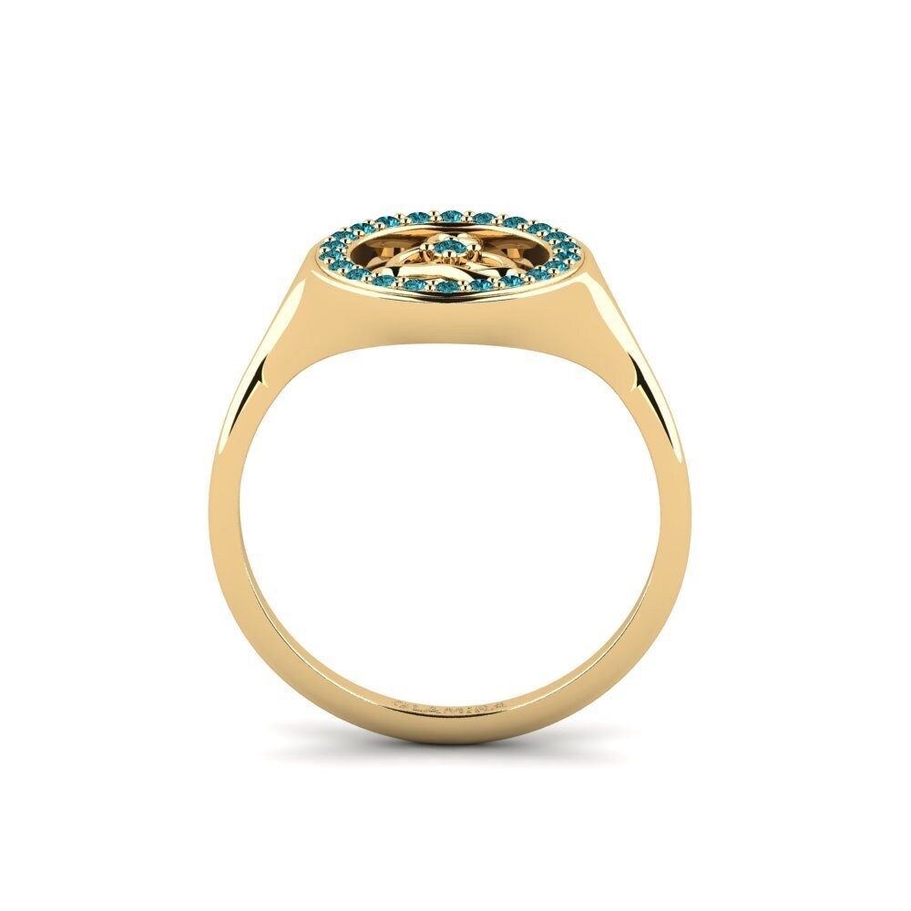 Blauer Diamant Ring Gagra
